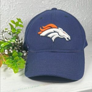 Denver Broncos NFL Navy Blue Hat with Embroidered Logo Reebok NFL Series